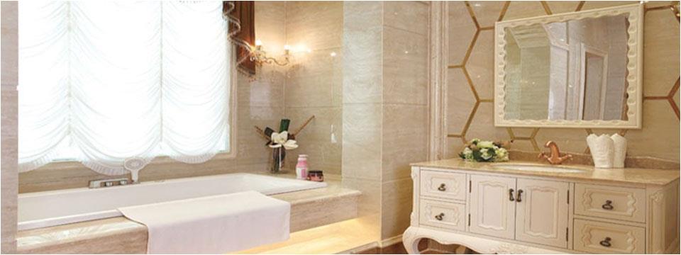How do you clean marble bathrooms?