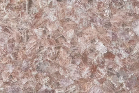 Pink crystal semi precious agate stone