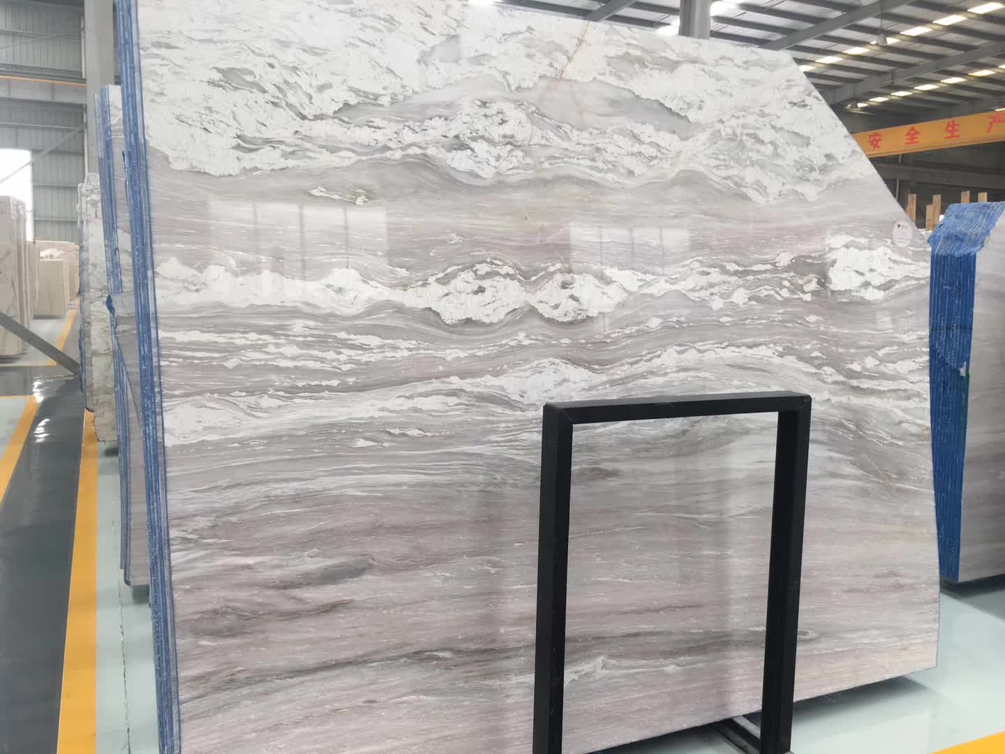 Natural grey marble