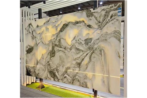Natural white marble