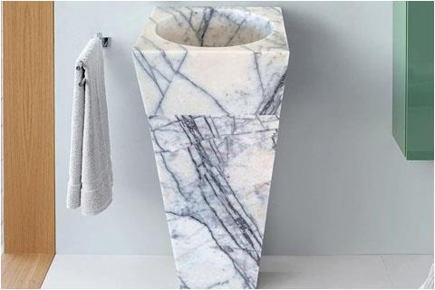 Milas lilac marble special-shaped basin hand washing