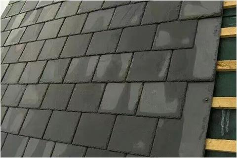 Black Slate Rectangle Roof Tiles