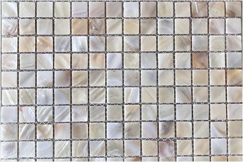 Back Mesh Waterproof Pearl Shell Mosaics Tile
