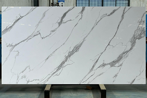 White Nano Glass Slab Countertop