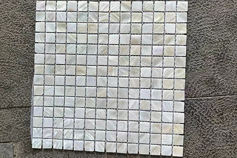 Splicing Back Mesh Backsplash Decoration Pearl Shell Mosaics