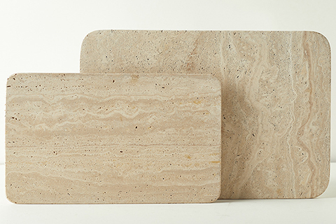 Natural Beige Travertine Tray