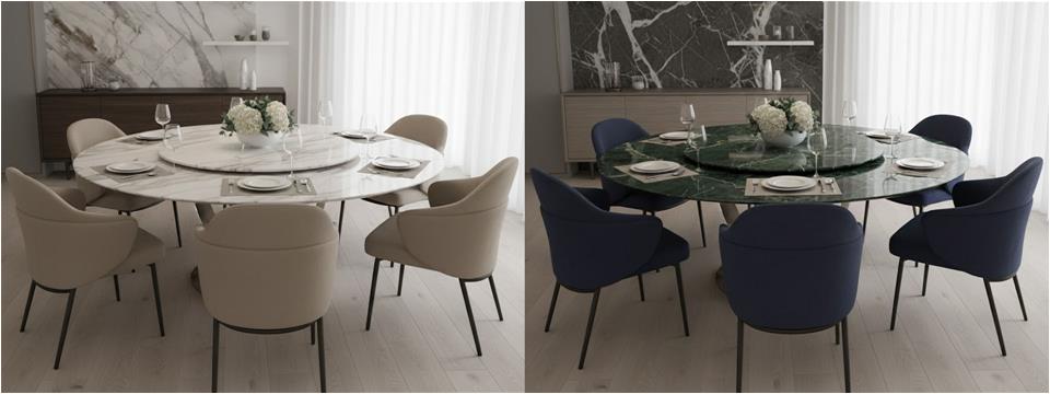 Marble table: A perfect blend of elegance and practicality