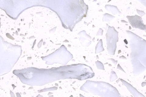 Pearl White Artificial Marble