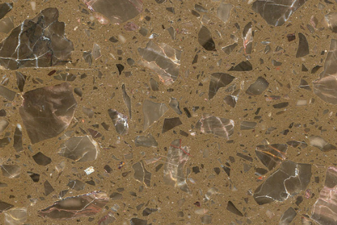 Amber Brown Terrazzo