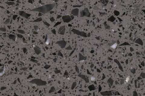 Dark Gray Multi Chip Terrazzo Tile