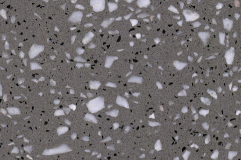 Grey With White And Black Speckled Terrazzo