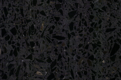 Black Multi Shard Terrazzo Tile
