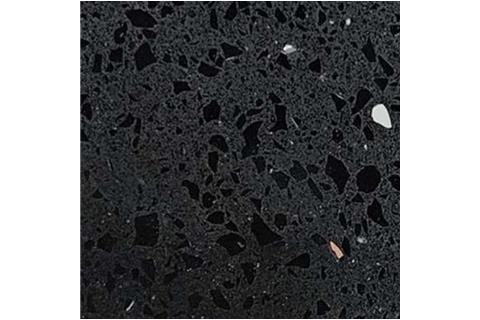 Black Speckled Engineered Quartz Stone